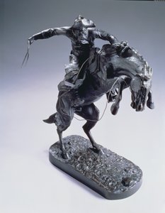 The Bronco Buster, 1889 (bronse med brun patina)