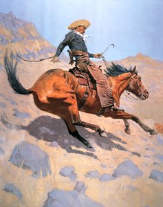The Cowboy (olje på lerret)