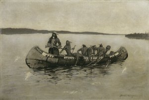 Dette var en dødelig ombordstigning, 1898. av Frederic Remington