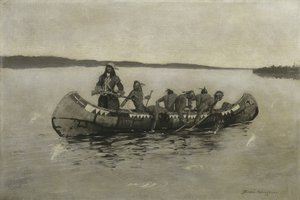 Dette var en dødelig ombordstigning, 1898 av Frederic Remington