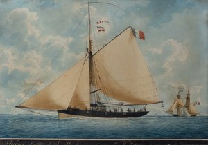 Pluvier, Cutter de S.M. På oppdrag fra MR. V. Sance av Frederic Roux