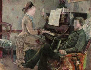 Et fanget publikum, 1877 av Frederic Samuel Cordey