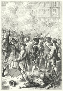 Storming av Tuileries-palasset av sans-culottes av Frederic Theodore (after) Lix