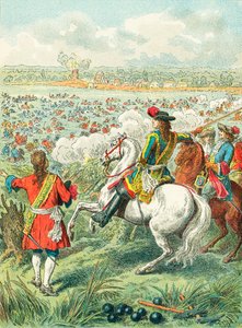 Kong Ludvig XIV krysser Rhinen av Frederic Theodore Lix