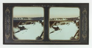 Vinter, Niagara Falls, Table Rock, Canada Side av Frederic and William Langenheim