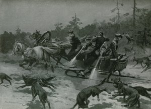 En ulvejakt av Frederic de Haenen
