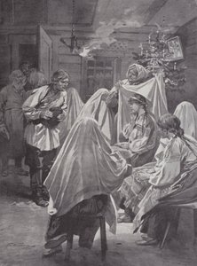Bride-Choosing på julaften av Frederic de Haenen