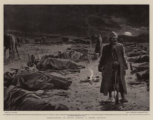 Kampanjer i Sør-Afrika, A Night Bivouac av Frederic de Haenen