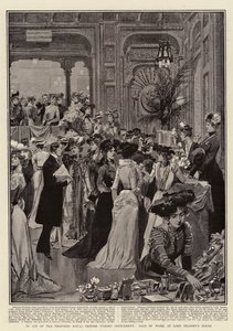 Til støtte for det foreslåtte kongelige britiske sykepleieroppgjøret, salg av arbeid ved Lord Brassey