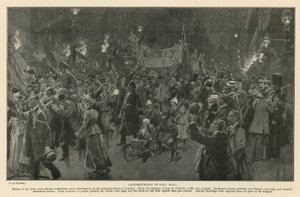 Ladysmith Day i Pall Mall av Frederic de Haenen
