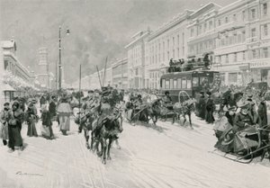 Nevsky Prospect av Frederic de Haenen