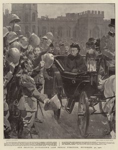 Vår elskede suverens siste offentlige funksjon, 30. november 1900 av Frederic de Haenen