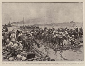 Kampene på den sibirske grensen, russere går til fronten i Manchuria av Frederic de Haenen