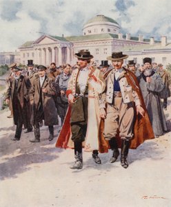 Medlemmene forlater Dooma av Frederic de Haenen