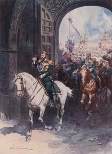 Spassky (Frelser)-porten til Kreml av Frederic de Haenen