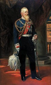 Prins Leopold de Baviere - Luitpold, Prins Regent av Bayern (1821-1912), av Kaulbach, Friedrich August von (1850-1920). Olje på lerret, før 1912. Mål : 210x126 cm. Privat samling