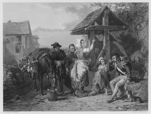 The Tired Soldier, fra bildet i Vernon Gallery (gravering)