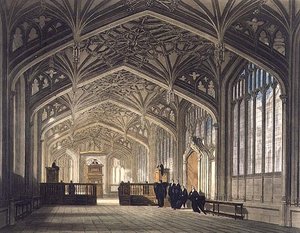 Interior of Divinity School, illustrasjon fra 