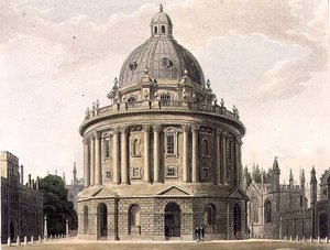 Radcliffe Library, illustrasjon fra 