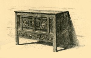 Eik kiste, 1460-1480, 1881.