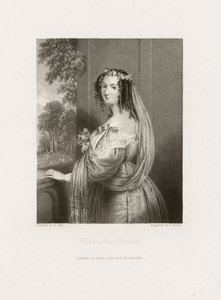 Flora MacDonald, ca. 1850 (trykk) av Frederick Bacon