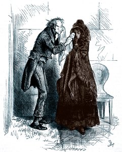 Charles Dickens sin Nicholas Nickleby av Frederick Barnard
