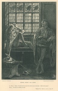 Illustrasjon for kong Henrik IV, del i av Frederick Barnard