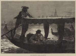Bryllupsreisen i Venezia av Frederick Barnard