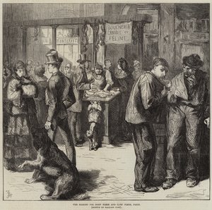 Markedet for hundekjøtt og kattekjøtt, Paris av Frederick Barnard