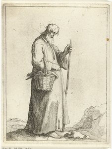 Bonde med kurv 15 små figurer (serietittel) av Frederick Bloemaert