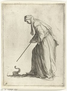 Kvinne med en slange 15 små figurer (serietittel)