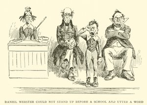 Daniel Webster kunne ikke stå frem foran en skole og si et ord av Frederick Burr Opper