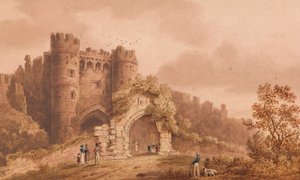Carisbrook Castle, Isle of Wight av Frederick Calvert