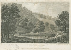 Cheddleton - 'Westwood House': stålgravering, nd [1830] (trykk)