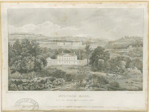Etruria Hall: gravering, nd [c 1830] (trykk) av Frederick Calvert