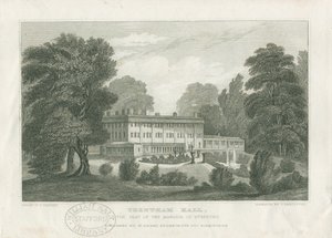 Trentham Hall: gravering, nd [c 1830] (trykk) av Frederick Calvert