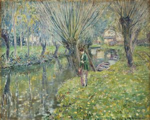 Ved elven av Frederick Carl Frieseke