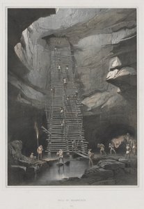 Utsikt over eldgamle monumenter i Mellom-Amerika, Chiapas og Yucatan, Pl. 20: Bolonchens brønn, 1844. av Frederick Catherwood