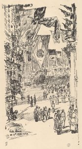 Avenue of the Allies, 1918. av Frederick Childe Hassam