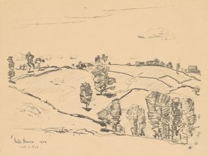 Steingjerder, Land of Nod, 1918. av Frederick Childe Hassam