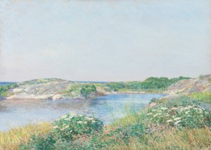 Den lille dammen, Appledore, 1890.