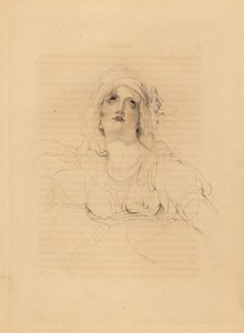 Portrett av Lady Emma Hamilton, elskerinne til Horatio Nelson