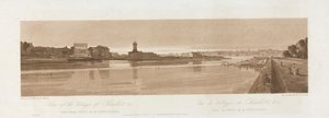 Utsikt over landsbyen Chaillot & C. tatt fra Pont de la Concorde 1803; Plate 17 fra Views in Paris, Emanuel Volume-sporingen av platen B1981.25.2626