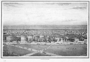 Chowringhee, Calcutta, India, ca 1840-tallet.