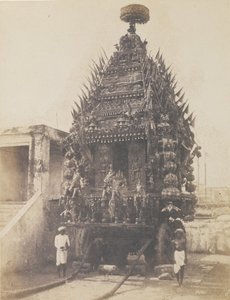 Juggernaut Car, Madras, 1850-tallet.