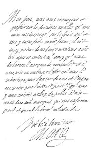 Brev av Marie de Medici til hertugen av Savoy, slutten av 1500-tallet - begynnelsen av 1600-tallet 1865. av Frederick George Netherclift