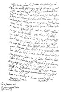 Brev av Mary Queen of Scots til Sir Francis Knollys, 1568 1865. av Frederick George Netherclift