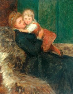 Maternal Affection (olje på lerret) av Frederick Goodall