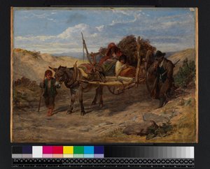 The Heathcart, 1850 av Frederick Goodall