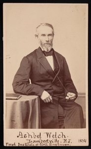 Portrett av Ashbel Welch 1809-1882, mai 1874. av Frederick Gutekunst